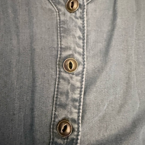 Ricki's Soft Blue V-Neck Dress - Picture 5 of 12